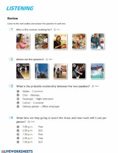 Interactive worksheet Listening strategies